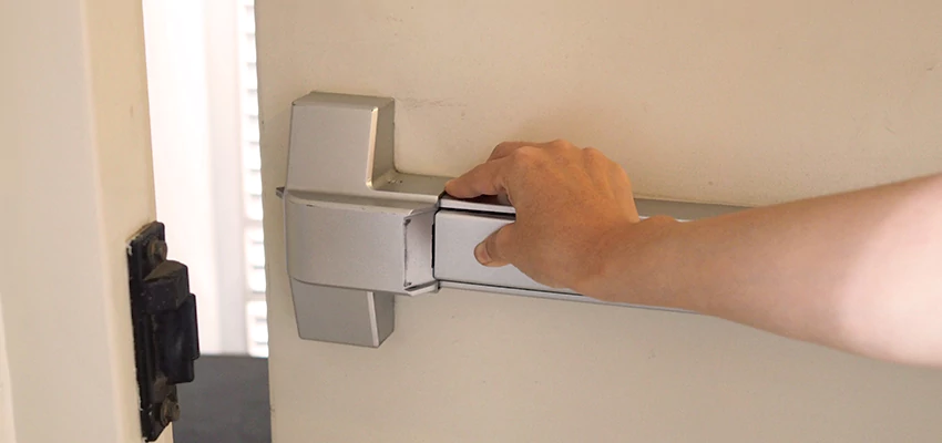 Roller Gate Panic Bar Installation in University of California Davis, California
